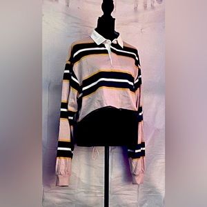 Jefferson Cropped Rugby Shirt